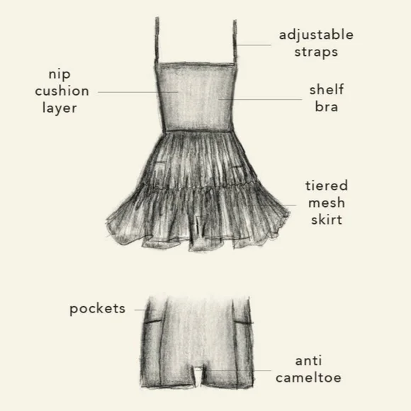 Blogilates ballerina active dress - Picture 7 of 8